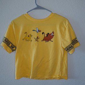 Disney Lion King (Hakuna Matata) Cropped Top
